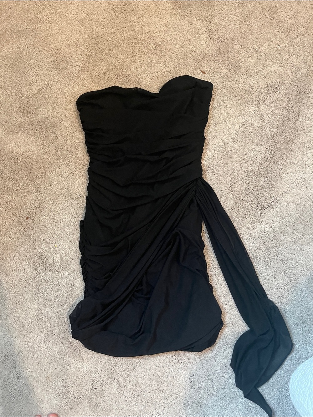 X Revolve Anja Mini Dress in Black